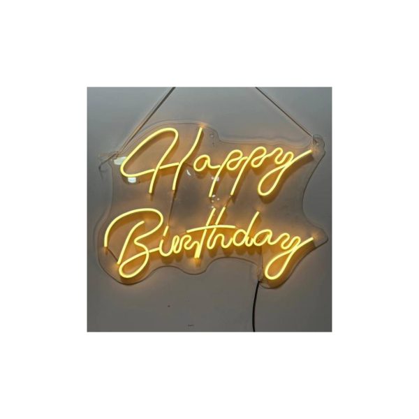 نئون happy birthday